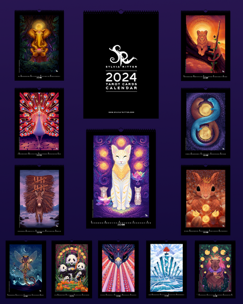 2024 Tarot Cards Calendar - Limited Edition