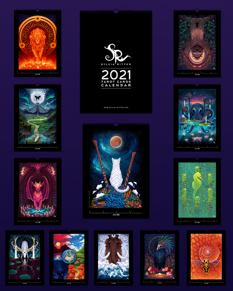 PREORDER 2021 Tarot Cards Calendar - Limited Edition