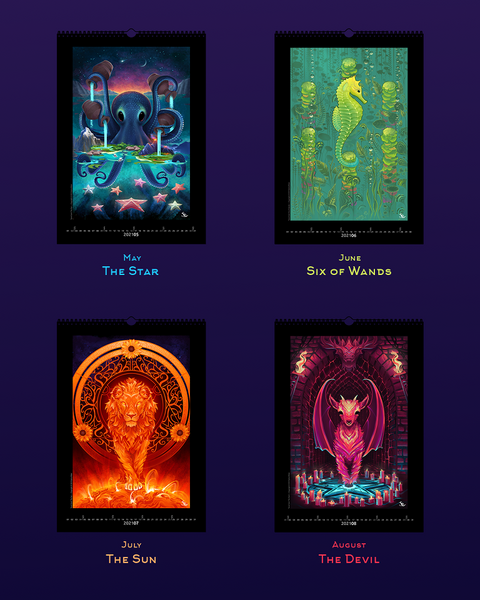 PREORDER 2021 Tarot Cards Calendar - Limited Edition
