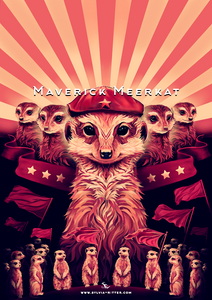 Maverick Meerkat - Signed Giclée Print