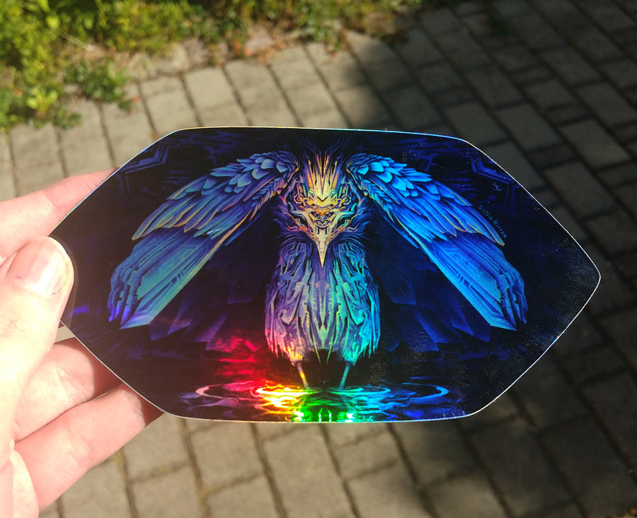 Hardy Heron - Holographic Sticker