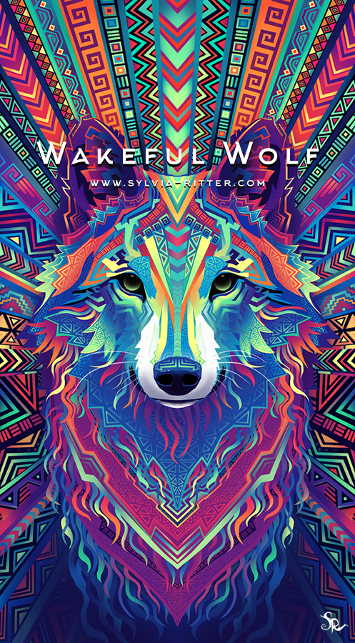 Wakeful Wolf - Signed Giclée Print